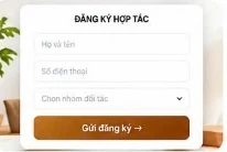 Minh họa điền form đăng ký nhu cầu